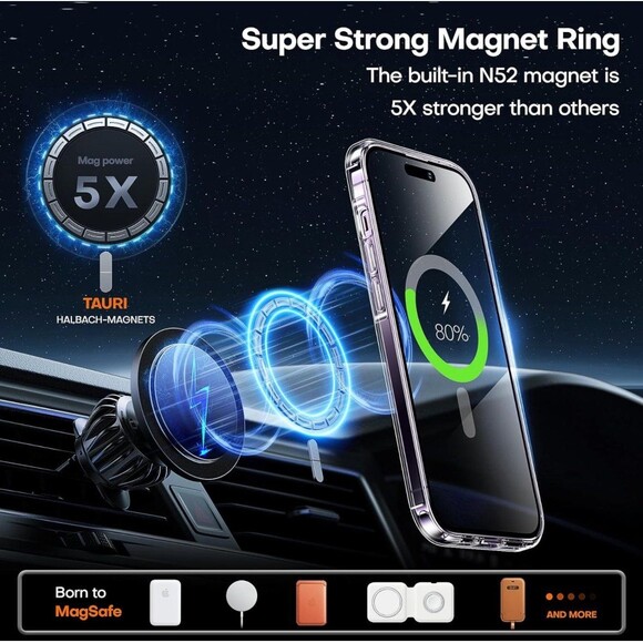 TAURI 5 in 1 for iPhone 14 Pro Case Clear - Picture 6 of 6